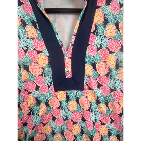 Simply Southern Pineapple Print Sleeveless Tunic Top Women’s XL - Picture 9 of 10